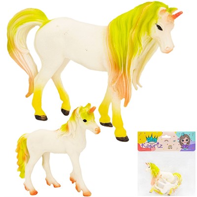 Фигурка Miss Kapriz YSQ9899-Y10B2 Единороги мама и малыш в пак. СТОК - фото 62809968