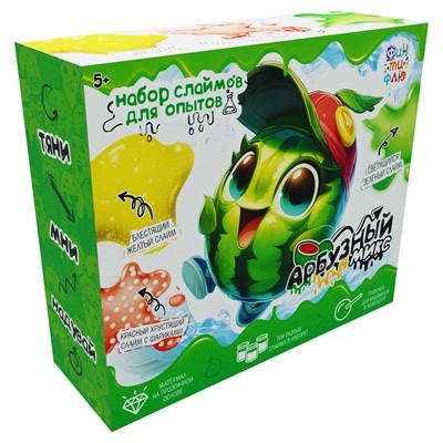 Набор слаймов для опытов 3 в 1 "Арбузный микс" 1020 Фин-ти-Флю - фото 62810037