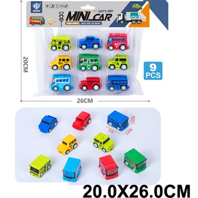 Набор машин 876E-126 в пак. - фото 62810225