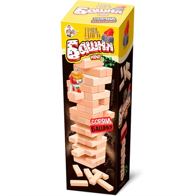 Игра Джанга Царь Башня mini Падающая башня 02791 - фото 62810356