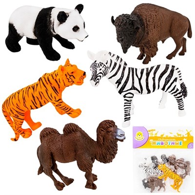 Набор животных Levatoys YS2A261 Дикие в пак. - фото 62810585