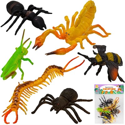 Набор насекомых Levatoys YSQ103-6B в пак. - фото 62810653