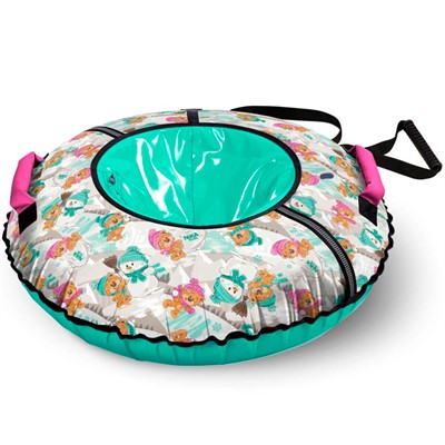 Тюбинг для катания 70 см ТБ2К-70/ЗМ с забавными медвежатами /Ника/ - фото 62810669