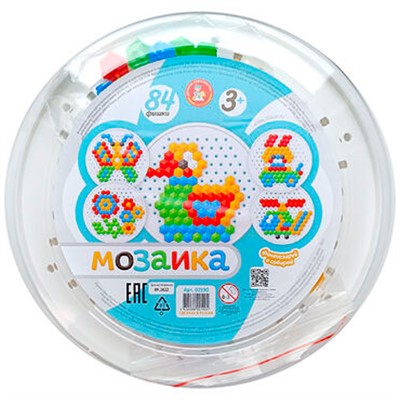 Мозаика круглая Утенок 84 эл 02190 - фото 62810763