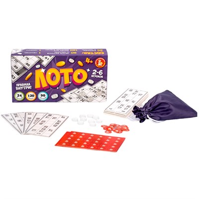 Лото с пластиковыми жетонами 05331 - фото 62810906