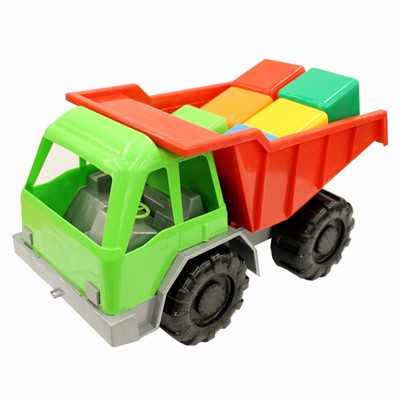 Автомобиль Грузовик+кубики 3-282 Кассон - фото 62811549