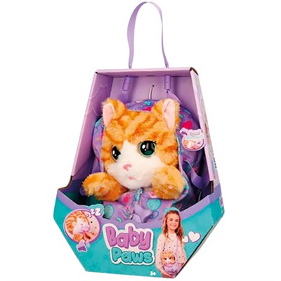 Игрушка на батарейках Кошка BABY PAWS интерактивная 921139IM - фото 62812585