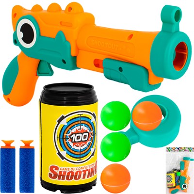 Пистолет 3399-4 с присосками в пак. - фото 62812788