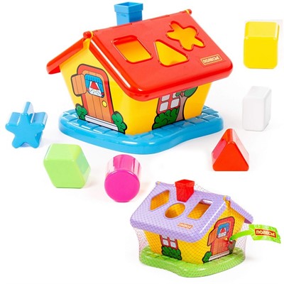 Логическая игрушка Домик садовый в сетке 3354 /П-Е/8/ - фото 62812988