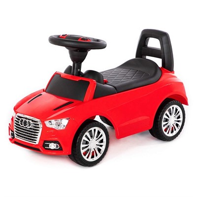 Каталка автомобиль SuperCar №2 со звуковым сигналом красная 84545 П-Е /1/ - фото 62813103