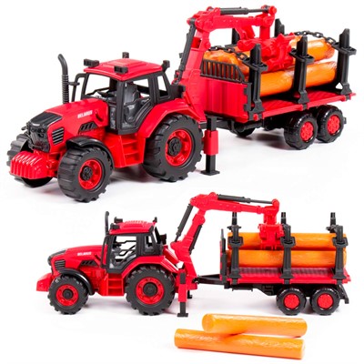 Трактор BELARUS с лесовозом и манипулятором 96494 П-Е /8/ - фото 62813517