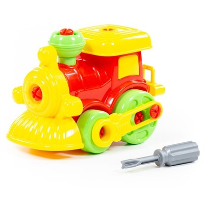 Конструктор-транспорт Паровозик 25эл. в пак 77134 П-Е /8/ - фото 62814744