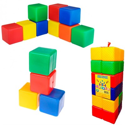 Набор кубиков в сетке 24 шт /Новокузнецк/ - фото 62814974