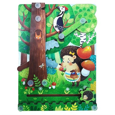 Деревянный Бизиборд Лесные приключения IG0364 - фото 62815021