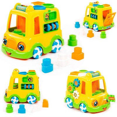 Логическая игрушка Волшебный фургон в сеточке 96647 /П-Е/ 4 / - фото 62815443