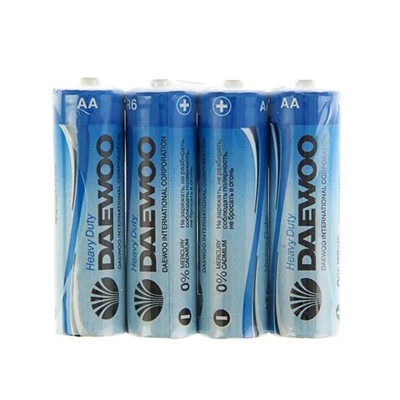 Элемент питания Daewoo Heavy Duty R6/316  4S 771683 /4 шт. в уп., цена за шт./ - фото 62815586