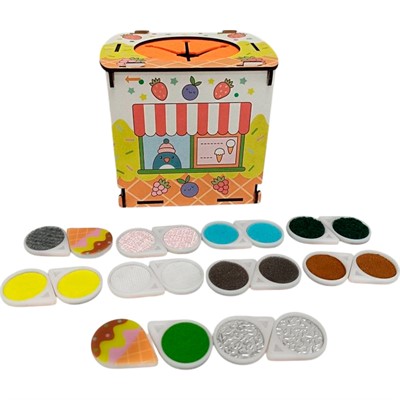 Деревянная Игра по методике Монтессори Сладкие парочки 06055 - фото 62816701