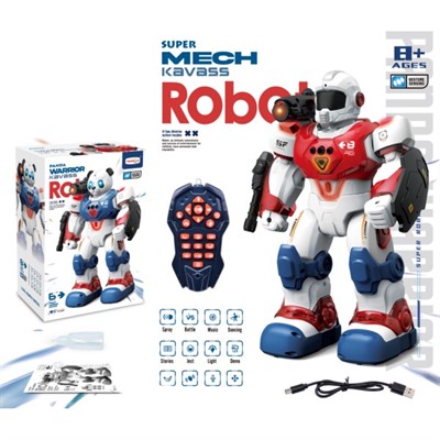 Робот на радиоуправлении 22008A русский чип в коробке - фото 62817210