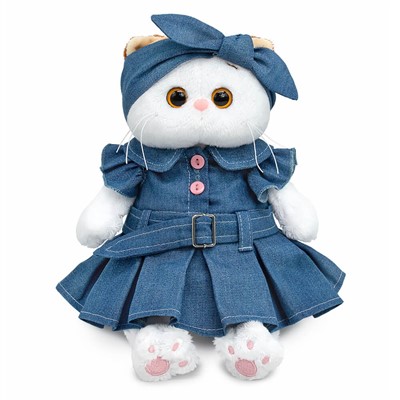 Ли-Ли Кошечка в платье "Деним" LK24-176 - фото 62817312