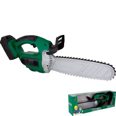 Бензопила 7937L на батарейках в кор. - фото 62817538