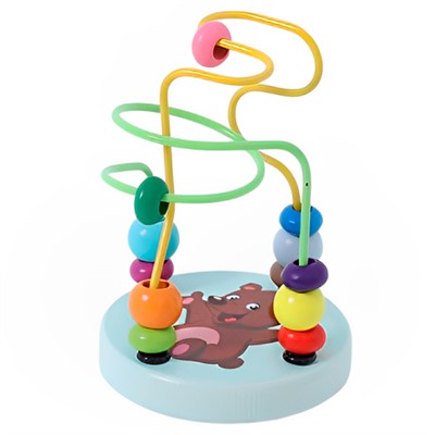 Деревянный Лабиринт Серпантин Мишка ИД-3154 - фото 62817543