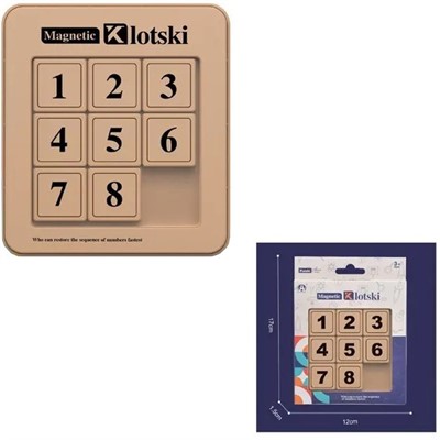 Логическая игрушка CH1122 Пятнашки а кор. - фото 62817696