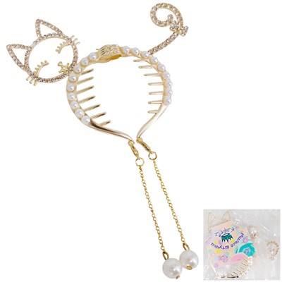 Заколка для волос котик FG250327806C Miss Kapriz - фото 62818065