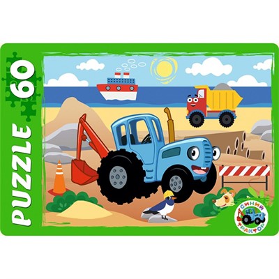 Пазл 60 Синий трактор № 14 П60-5783 - фото 62818344