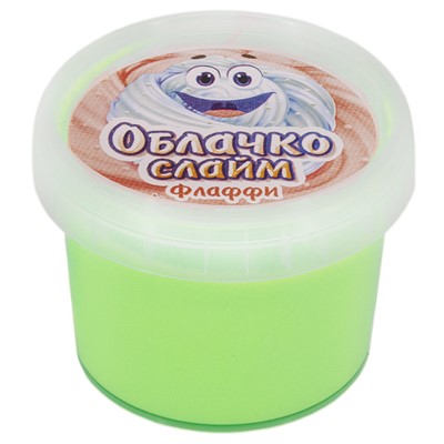 Слайм Прихлоп 75гр Облачко зеленый 00461 - фото 62818420