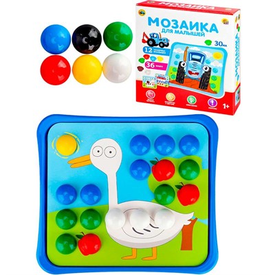 Мозаика Мозайкин Синий трактор.12 картинок 36 фишек М-7093 - фото 62818456