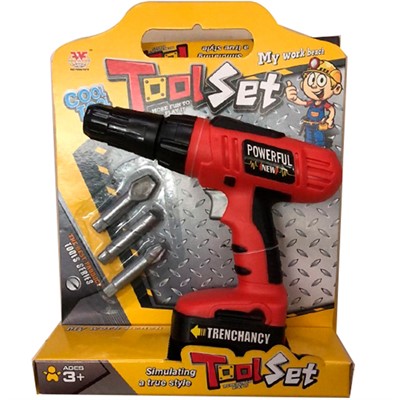 Шуруповерт 8888A-3 на батарейках на карт. - фото 62818485