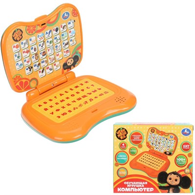 МУЛЬТИБУК азбука, 100+ песен, стихов и  звуков Чебурашка Умка HT1479-R4 - фото 62818491