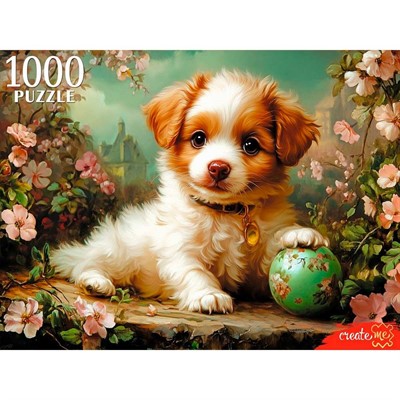 Пазл 1000 Игривый щенок П1000-8274 - фото 62818588