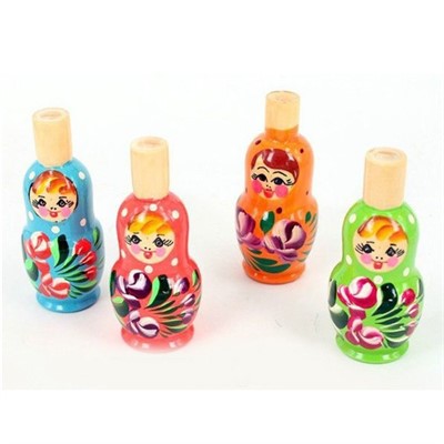 Деревянная свистулька Матрешка. 7882 - фото 62818872