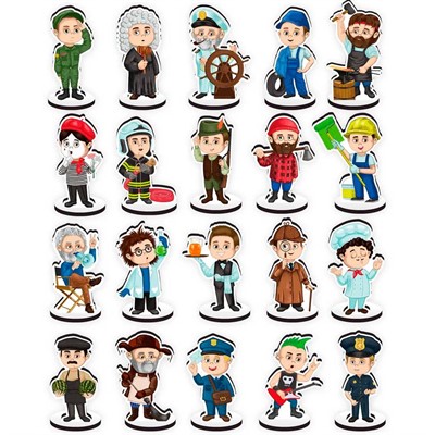 Деревянная Игра Мужские профессии 8789 /28/ - фото 62818982