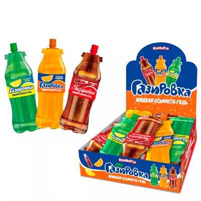 КОНФИГЕЛЬ Газировка жидкая конфета-гель 20г КТ95330 - фото 63332221