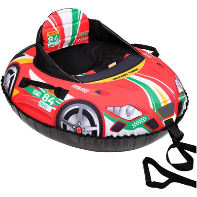 Тюбинг для катания овальный ТБМ2/СА спортивный автомобиль - фото 63430840