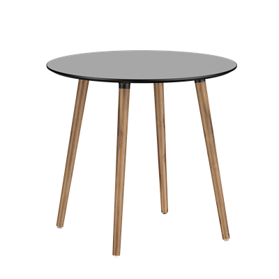 Стол TEYA серый (деревянные ножки) (от 12 шт) - фото 64115145