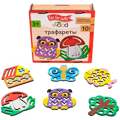 Деревянные Трафареты Far far land Wood (10 шт.) 05211 - фото 64767575