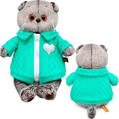 Басик в куртке с сердечком Ks22-267 - фото 64802419