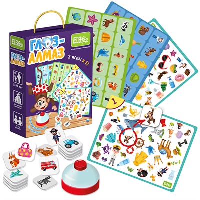 Игра со звонком Глаз-Алмаз. ET03-001 - фото 64802558