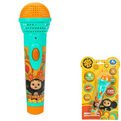 Микрофон 8 песен и фраз Чебурашка HT1456-R4 - фото 64899067