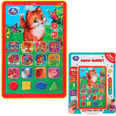 Планшет Обучающий мини 40  стихов, песен, звуков Умка HT1117-R44 - фото 64899084