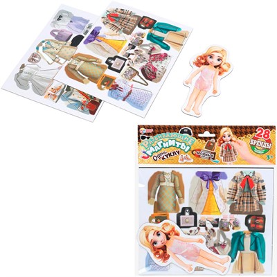 Игра Одень куклу: Бренды. Игра на магнитах 4630395044936 - фото 64899138