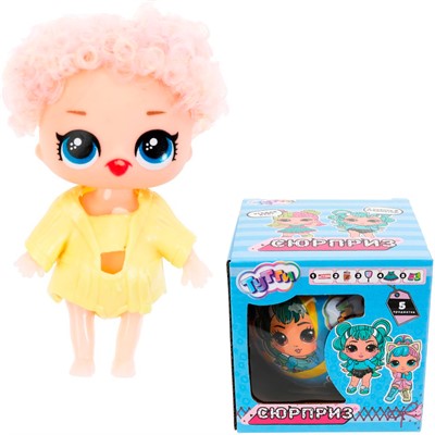 Шар-сюрприз кукла с набором аксессуаров Тутти Y2210Z0559-4-RU - фото 64899143