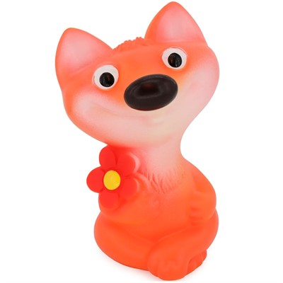 Резиновая игрушка Лисенок "Огонек" С-1669 Огонек /20/ - фото 65173470