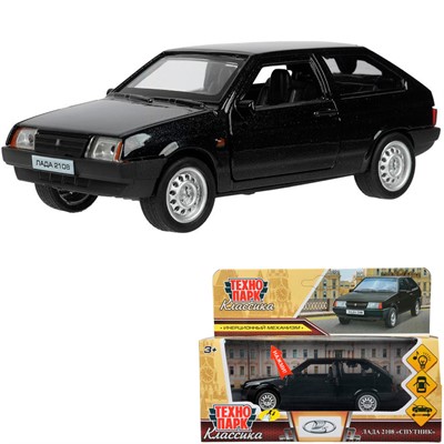 Модель 2108-12SL-BK свет-звук LADA лада 2108 "Спутник",12см,откр дв,баг,инер Технопарк в кор. - фото 65341066