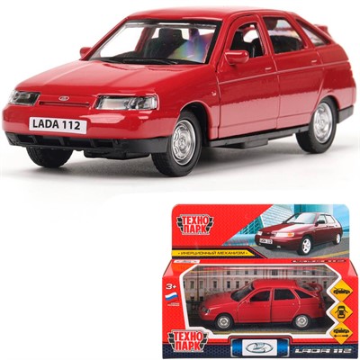 Модель 2112-12-RD ваз-2112 12 см, двери, багаж, вишневый Технопарк в кор. - фото 65341149