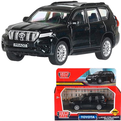 Модель PRADO-11-BK TOYOTA LAND CRUISER PRADO длина 10,5 см, инерц, черный Технопарк в кор. - фото 65341158