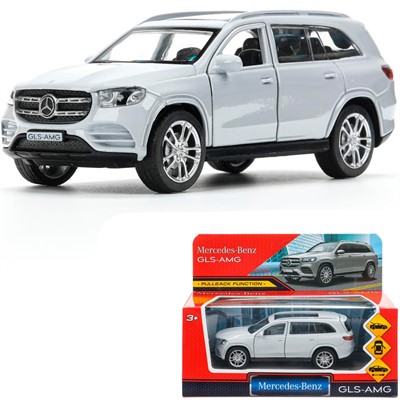 Модель GLS-12-SR MERCEDES-BENZ gls class amg 12см, дв,баг,ин,серебряный Технопарк в кор. - фото 65341173